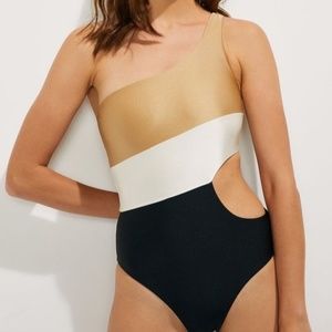 PQ Kendra Cut-Out One-Piece Swimsuit PQ swim M NWT